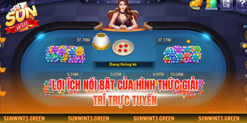 Lợi ích nổi bật của hình thức giải trí trực tuyến