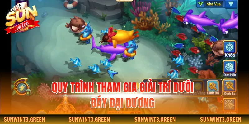 Quy trình tham gia giải trí dưới đáy đại dương